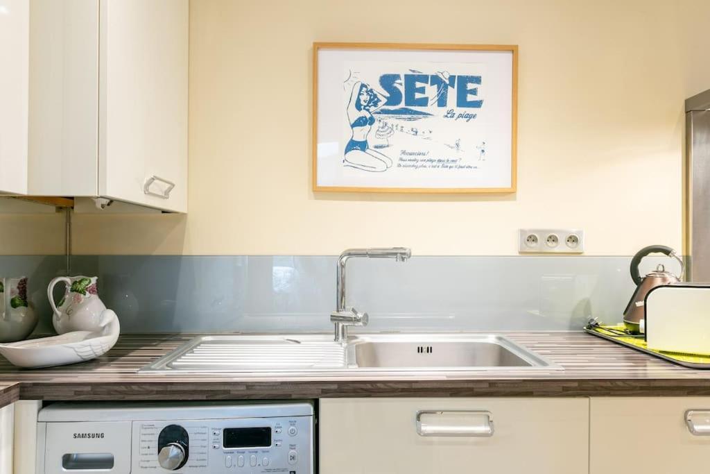 Appartement T4 Centre Ville Sete Tout Confort 3 Chambres Exterior photo